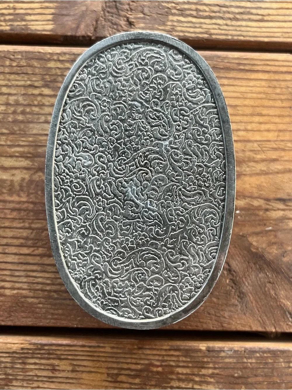 Vintage Silver Plated Jewelry Box